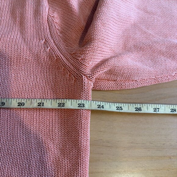 DemyLee NY Grandpa Cottage Soft Casual Cozy Sweater Cardigan MEDIUM in Peach - Picture 8 of 9
